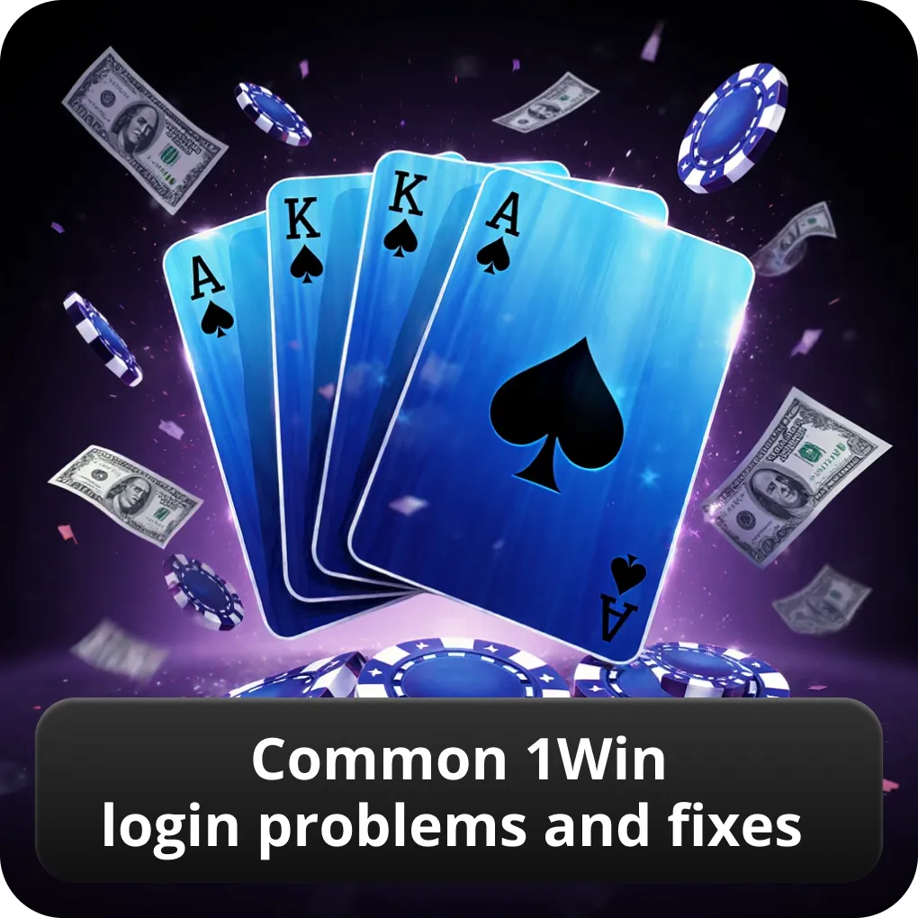 Common 1Win login problems and fixes