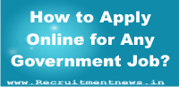 how to apply govt. jobs