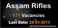Assam Rifles recruitment