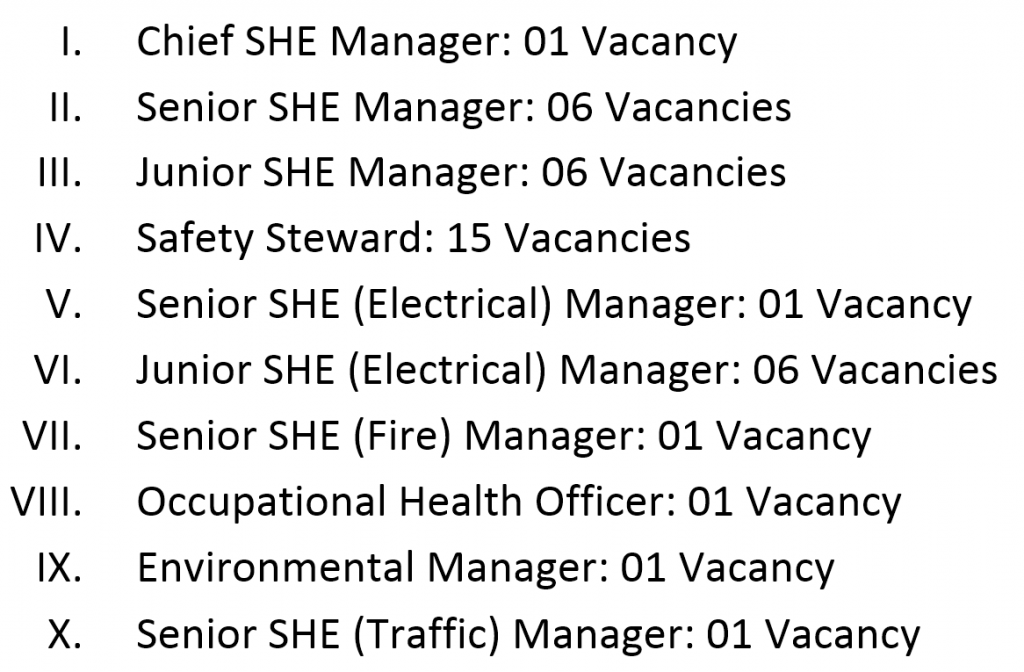 IRCON International Job profile
