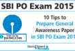 SBI Po Exam 2015