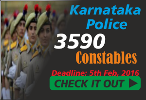 Karnataka Police Recruitment