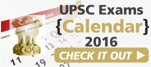 upsc calendar 2016